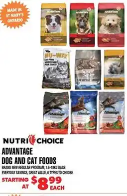 Len's Mill Stores Nutri Choice Advantage Dog And Cat Foods offer