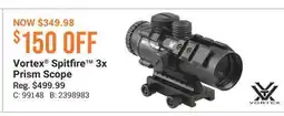 Cabela's Vortex Spitfire 3x Prism Scope offer