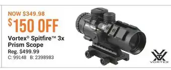 Cabela's Vortex Spitfire 3x Prism Scope offer