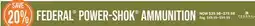 Cabela's FEDERAL POWER-SHOK AMMUNITION offer
