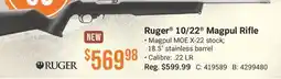 Cabela's Ruger 10/22 Magpul Rifle offer