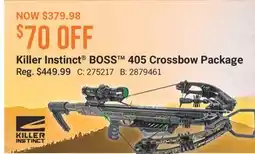 Cabela's Killer Instinct BOSS 405 Crossbow Package offer