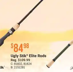 Cabela's Ugly Stik Elite Rods offer