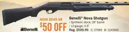 Cabela's Benelli Nova Shotgun offer