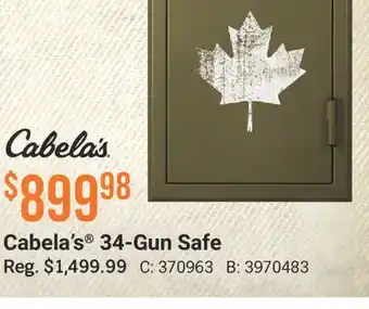Cabela's Cabela's 34-Gun Safe offer