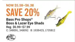Cabela's Bass Pro Shops Boss & Lazer Eye Shads offer