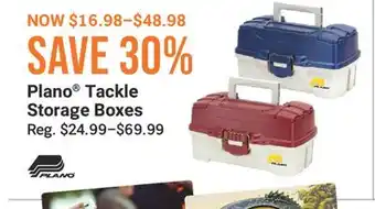 Cabela's Plano Tackle Storage Boxes offer