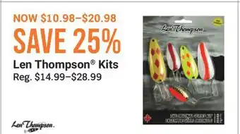 Cabela's Len Thompson Kits offer