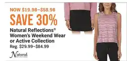 Cabela's Natural Reflections Women's Weekend Wear or Active Collection offer