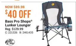 Cabela's Bass Pro Shops Lunker Lounger offer
