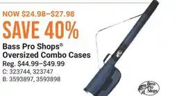 Cabela's Bass Pro Shops Oversized Combo Cases offer