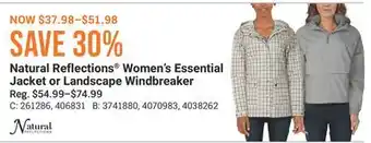 Cabela's Natural Reflections Women's Essential Jacket or Landscape Windbreaker offer