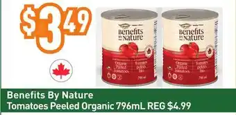 Healthy Planet Benefits By Nature Tomatoes Peeled Organic offer