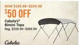 Cabela's Cabela's Bimini Tops offer