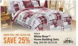 Cabela's Select White River Home Bedding Sets offer