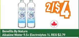 Healthy Planet Benefits By Nature Alkaline Water offer