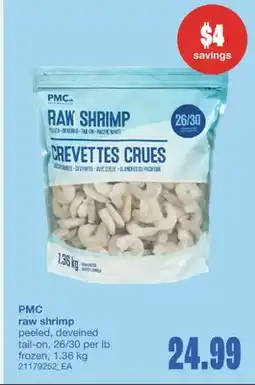 Wholesale Club RAW SHRIMP, 1.36 KG offer