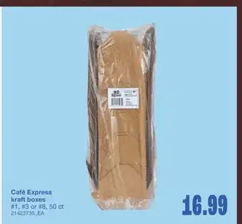 Wholesale Club CAFÉ EXPRESS KRAFT BOXES #1, #3 or #8, 50 ct offer