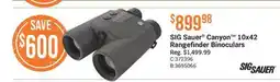 Cabela's SIG Sauer Canyon 10x42 Rangefinder Binoculars offer