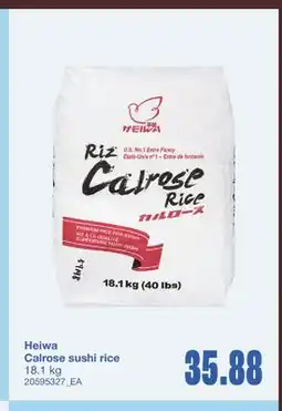 Wholesale Club CALROSE SUSHI RICE, 18.1 kg offer