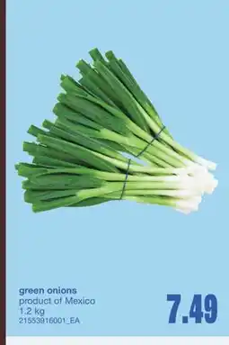 Wholesale Club GREEN ONIONS, 1.2 kg offer