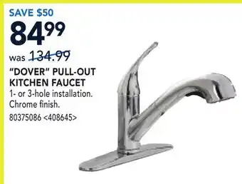 RONA DOVER PULL-OUT KITCHEN FAUCET offer
