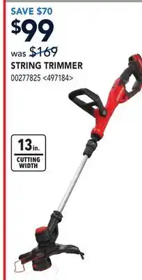 RONA STRING TRIMMER offer