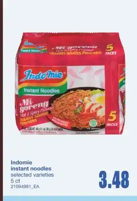 Wholesale Club INDOMIE INSTANT NOODLES, 5 CT offer