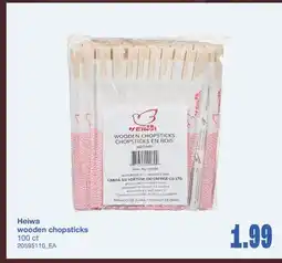 Wholesale Club HEIWA WOODEN CHOPSTICKS, 100 ct offer