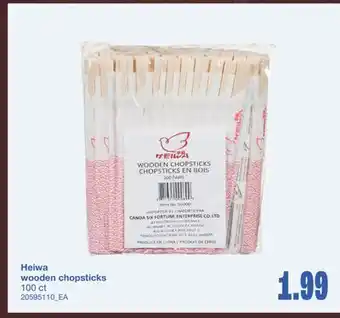 Wholesale Club HEIWA WOODEN CHOPSTICKS, 100 ct offer