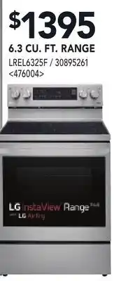 RONA 6.3 CU. FT. RANGE offer