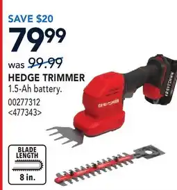 RONA CRAFTSMAN HEDGE TRIMMER offer