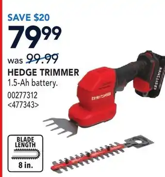 RONA CRAFTSMAN HEDGE TRIMMER offer