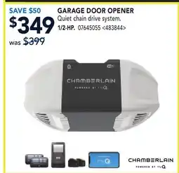 RONA CHAMBERLAIN GARAGE DOOR OPENER offer