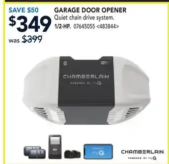 RONA CHAMBERLAIN GARAGE DOOR OPENER offer