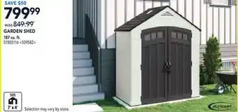 RONA GARDEN SHED offer