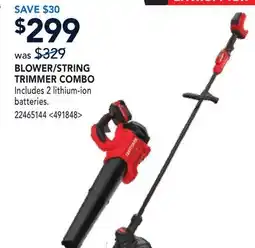RONA BLOWER/STRING TRIMMER COMBO offer