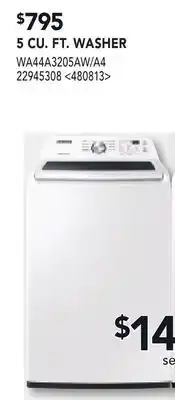RONA 5 CU. FT. WASHER offer