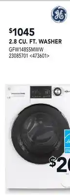 RONA 2.8 CU. FT. WASHER offer