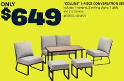 RONA COLLINS 6-PIECE CONVERSATION SET offer