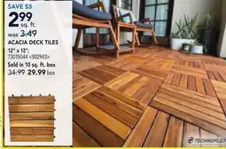 RONA ACACIA DECK TILES offer