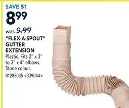 RONA FLEX-A-SPOUT GUTTER EXTENSION offer
