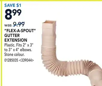 RONA FLEX-A-SPOUT GUTTER EXTENSION offer