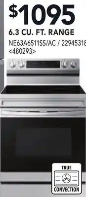 RONA 6.3 CU. FT. RANGE offer