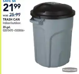 RONA RUBBERMAID TRASH CAN offer