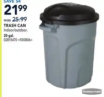 RONA RUBBERMAID TRASH CAN offer