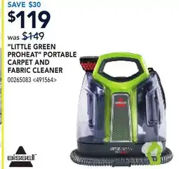 RONA LITTLE GREEN PROHEAT PORTABLE CARPET AND FABRIC CLEANER offer