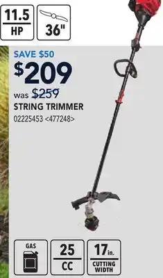 RONA STRING TRIMMER offer