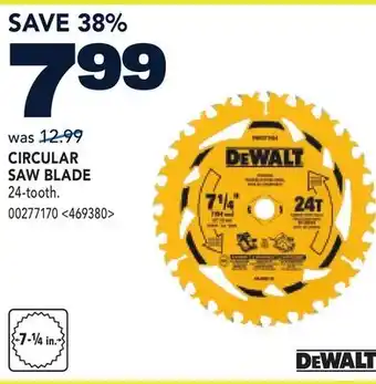 RONA CIRCULAR SAW BLADE offer