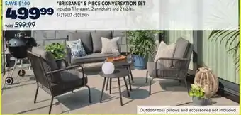 RONA LANDON & CO BRISBANE 5-PIECE CONVERSATION SET offer